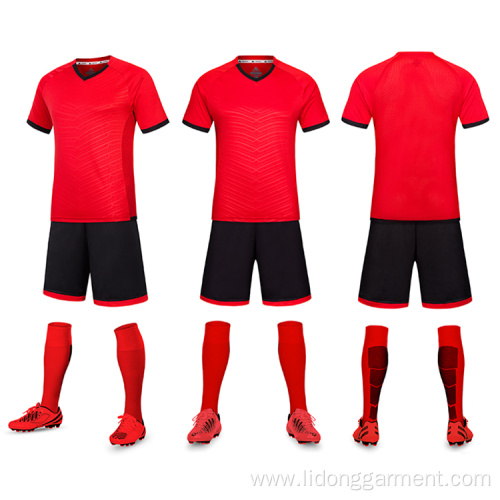 Soccer Jersey Shirt Set Custom Retro Football Uniforms